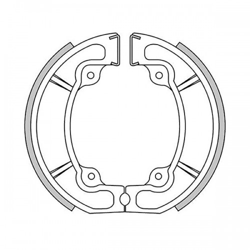 Coppia ceppi freno posteriore per...