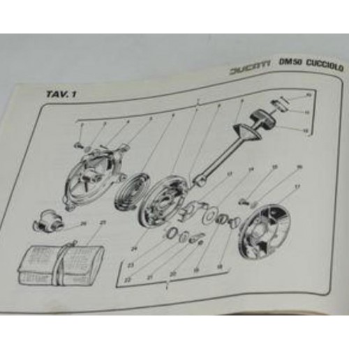 Coperchio molla accensione per Ducati...