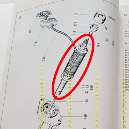 Perno con guida avvolgimento corda...