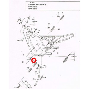 Perno pedana poggiapiedi... 2