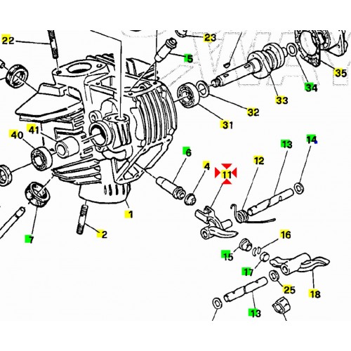 Bilanciere chiusura valvole per...