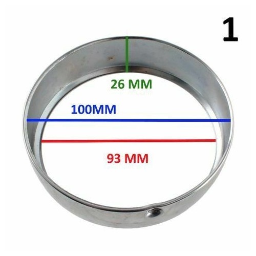 Ghiera faro anteriore diametro 95 mm