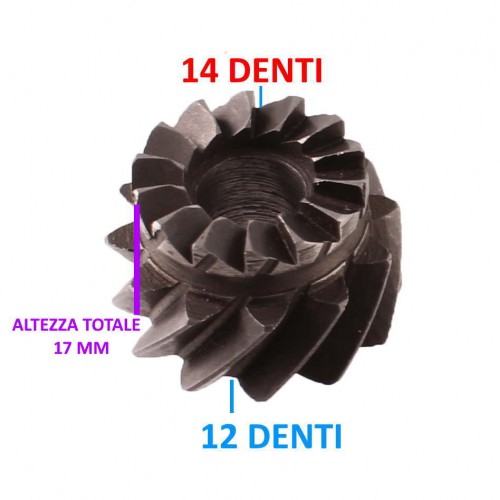Innesto ingranaggio avviamento da 12...