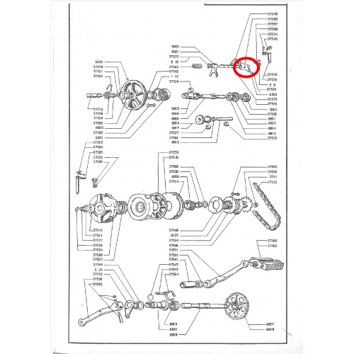 Selettore cambio per Lambrettino -...