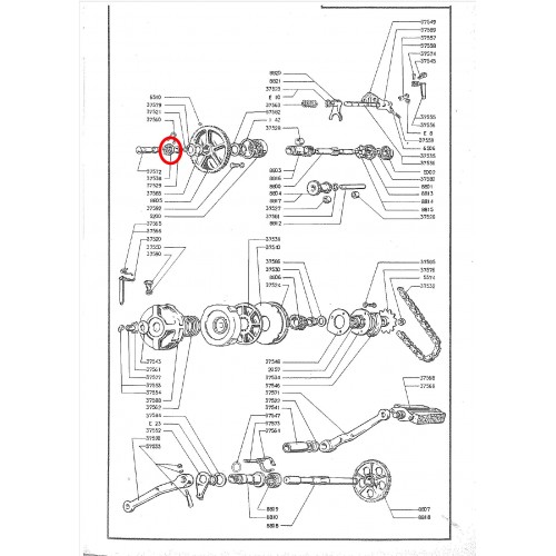 Dado bloccaggio ingranaggio condotto...