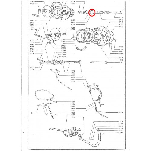 Calotta mozzo per Lambrettino - 14040449