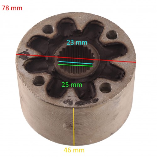 Giunto semiasse posteriore 22 denti...
