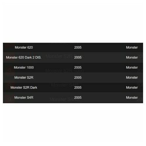 Coppia frecce anteriori Ducati Monster