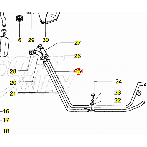 Tubo mandata acqua impianto di...