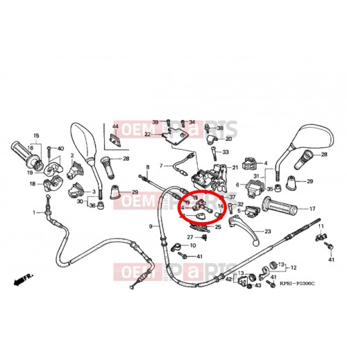 Equalizzatore cavo freno anteriore...