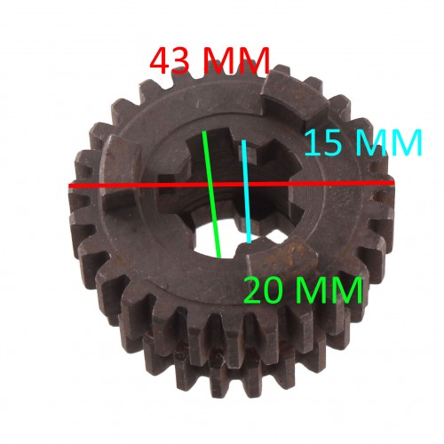 Ingranaggio doppio da 23 e 27 denti...