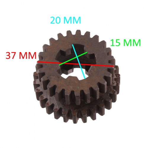 Ingranaggio doppio da 23 e 27 denti...