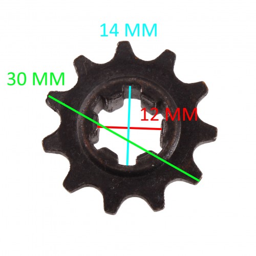 Pignone 11 denti per minicross cinesi...