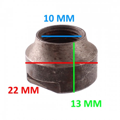 Cono ruota da 10 x 22 mm per...