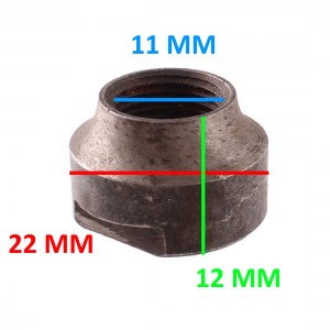 Cono ruota da 11 x 22 mm... 2