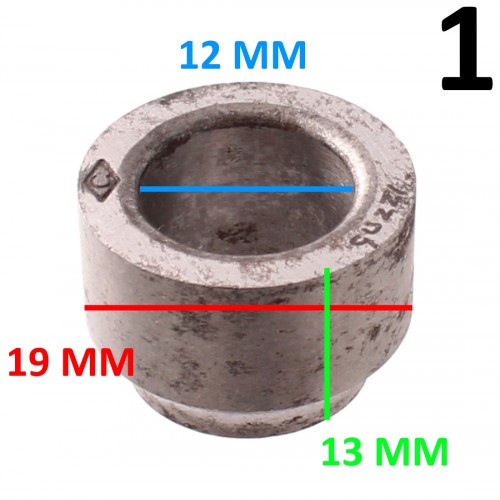 Cono ruota senza filetto per Moto...