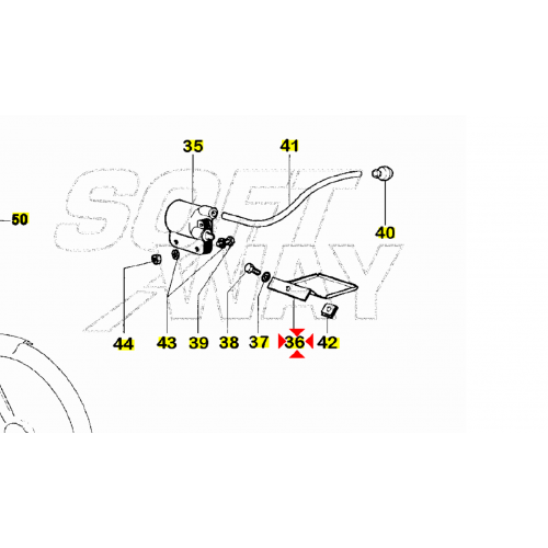 Parapolvere bobina AT a un foro Ciao...