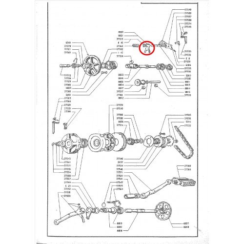 Forchetta cambio Lambrettino 48 cc...