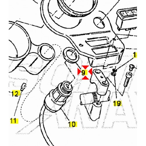 Distanziale da 24,5 x 29 x 3 del...