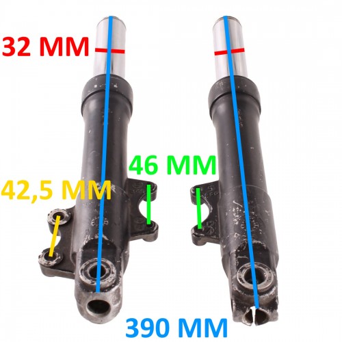 Coppia foderi forcella per scooter...