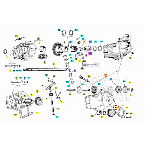 Cuffia semiasse tenuta olio Piaggio...