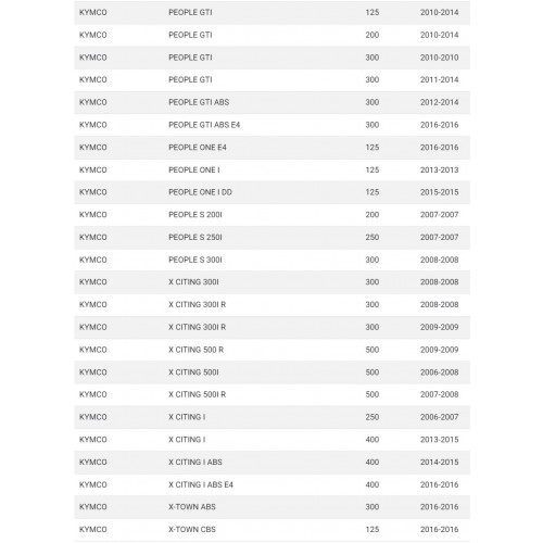 Sonda Lambda per Kymco Agility Dink...