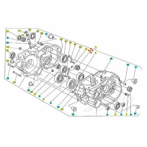 Cuscinetto a rulli 20 x 28 x 13...