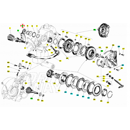 Ingranaggio avviamento 12 denti 10...