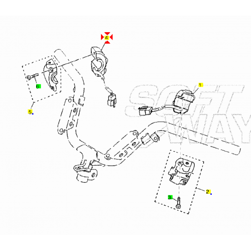 Devio luci destro Yamaha Majesty -...