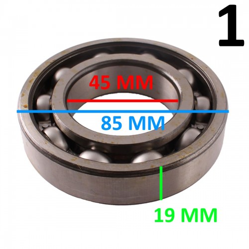 Cuscinetto a sfere da 45 - 85 - 19 mm...