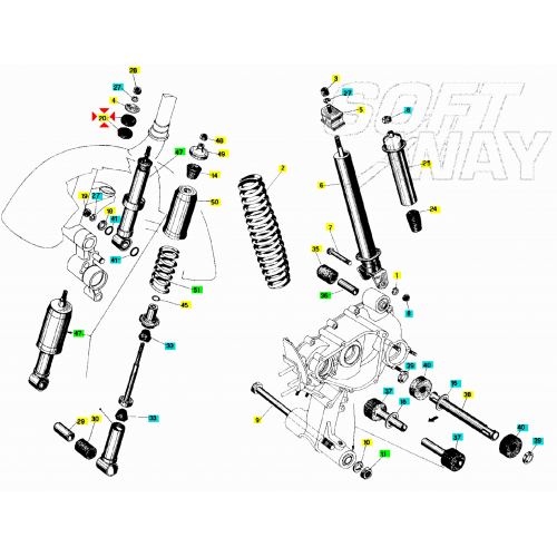 Tampone ammortizzatore anteriore...