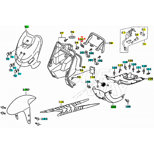 Molla fissaggio serrattura...