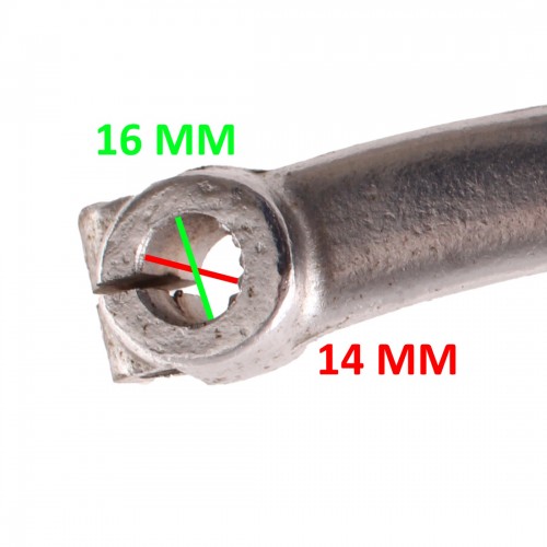 Pedale avviamento in acciaio per...