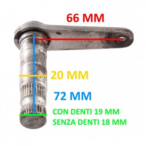 Leva rinvio pedale freno per Honda CB...