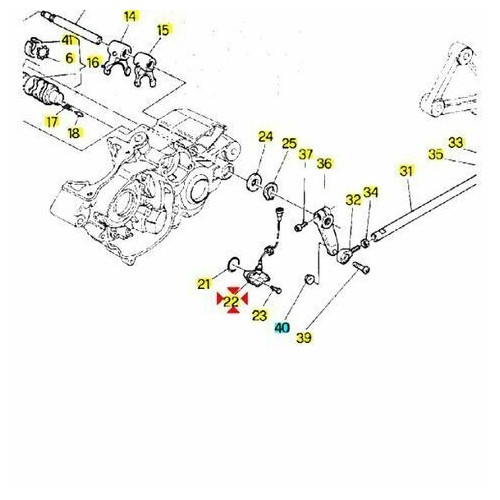 Interruttore folle Cagiva Mito 125 -...