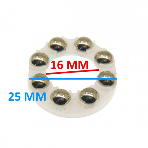 Gabbia a sfere in nylon per calotte...