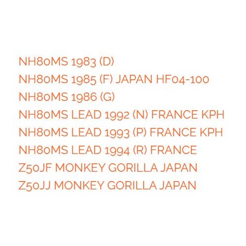 Manopola sinistra per Honda CH Spacy...