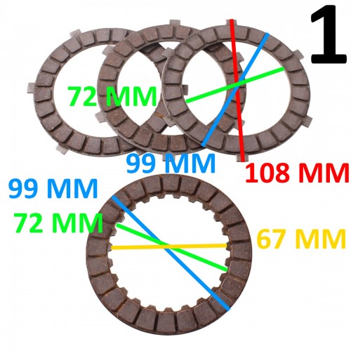 Dischi frizione Franco Morini GS e T4