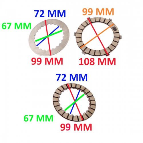 Dischi frizione Franco Morini GS e T4