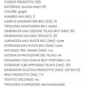 Portabici posteriore a 3... 2