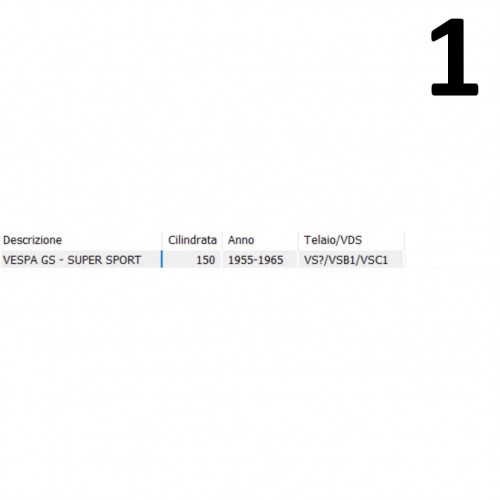 Luce spia faro anteriore Piaggio...