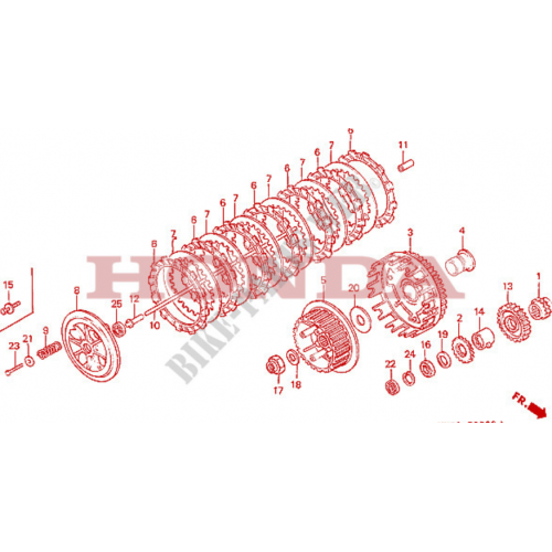 Campana frizione Honda XL 600 R RM LM...