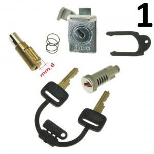 Kit serratura bloccasterzo... 2
