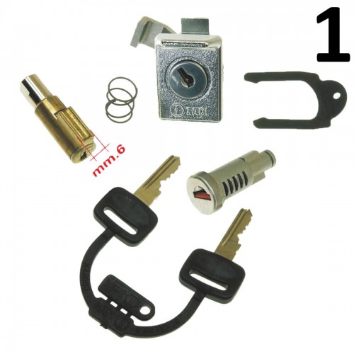 Kit serratura bloccasterzo e bauletto...