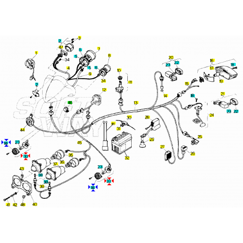 Freccia anteriore Malaguti F12...