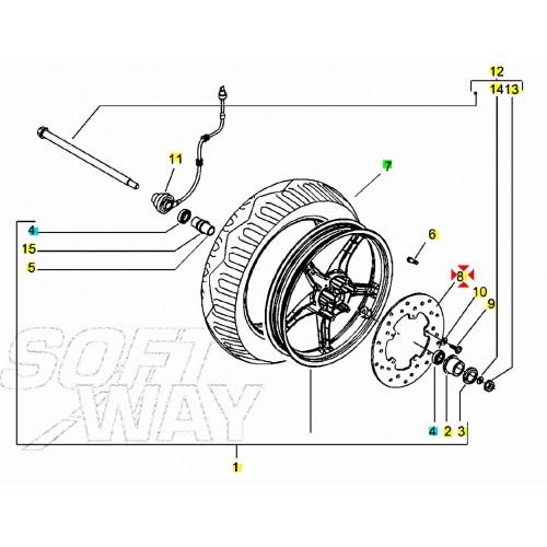 Disco freno scooter Piaggio NRG e ZIP...
