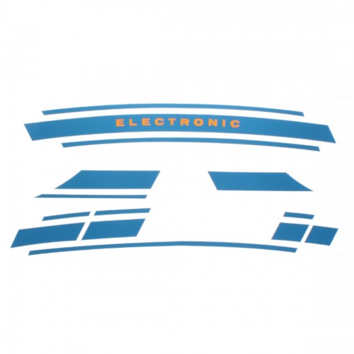 Kit adesivi laterali blu Vespa 125 ET3