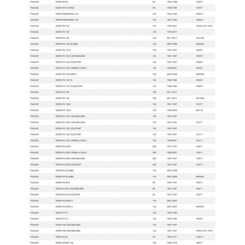 Specchio retrovisore Piaggio Vespa...