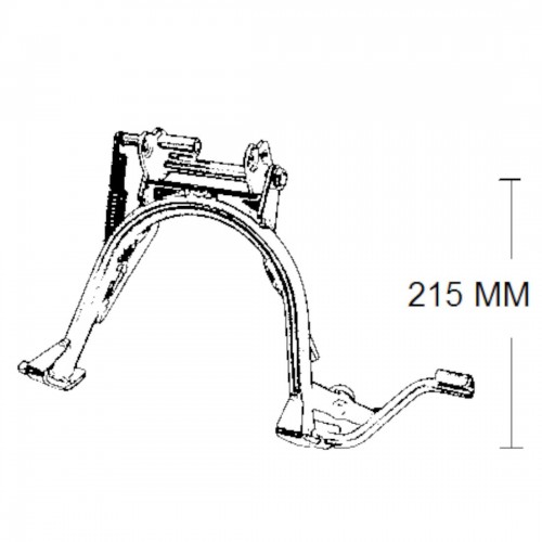 Cavalletto centrale per scooter con...