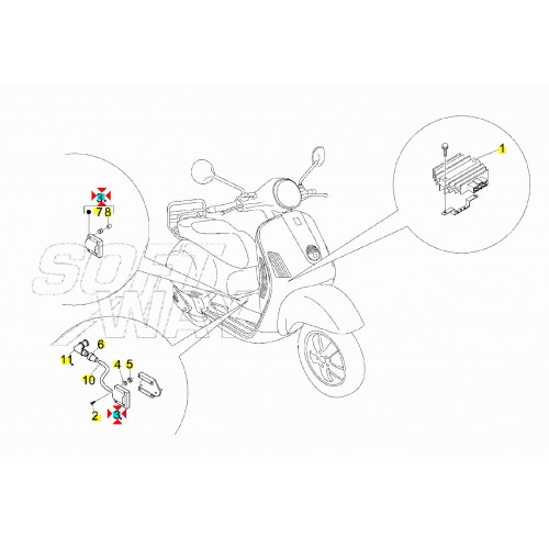 Centralina elettronica con 3 pin...